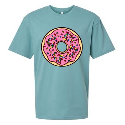 Donut Sprinkles Doughnut Fried Dough Sweet Snack Dessert Sueded Cloud Jersey T-Shirt