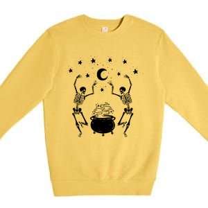 Dancing Skeletons Premium Crewneck Sweatshirt