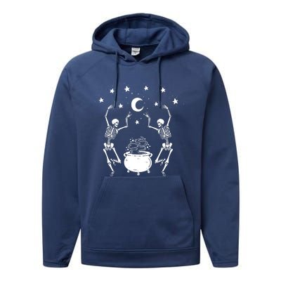 Dancing Skeletons Performance Fleece Hoodie