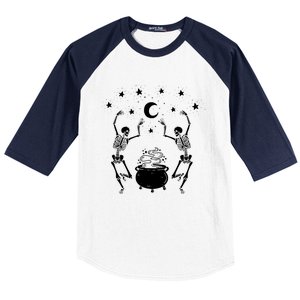 Dancing Skeletons Baseball Sleeve Shirt