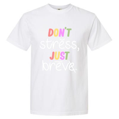 Don't Stress Dyslexia Awareness Disability Therapist Graphic Great Gift Garment-Dyed Heavyweight T-Shirt