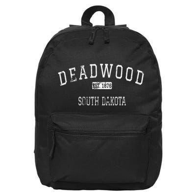 D.E.A.D.W.O.O.D. South Dakota Sd Vintage 16 in Basic Backpack