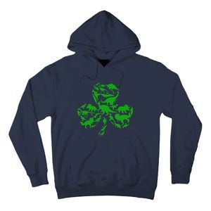 Dinosaur Shamrock Dino Clover Leaf St Patricks Day Tall Hoodie