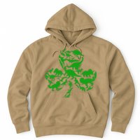 Dinosaur Shamrock Dino Clover Leaf St Patricks Day Hoodie