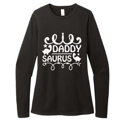 Daddy Saurus Womens CVC Long Sleeve Shirt