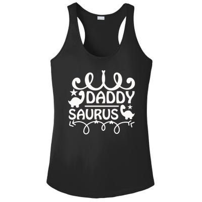 Daddy Saurus Ladies PosiCharge Competitor Racerback Tank