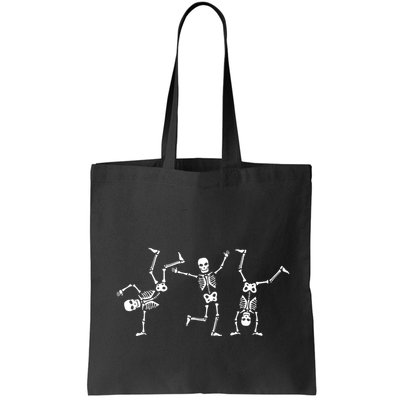 Dancing Skeletons Dance Challenge Halloween Scary Skeleton Vneck Bag