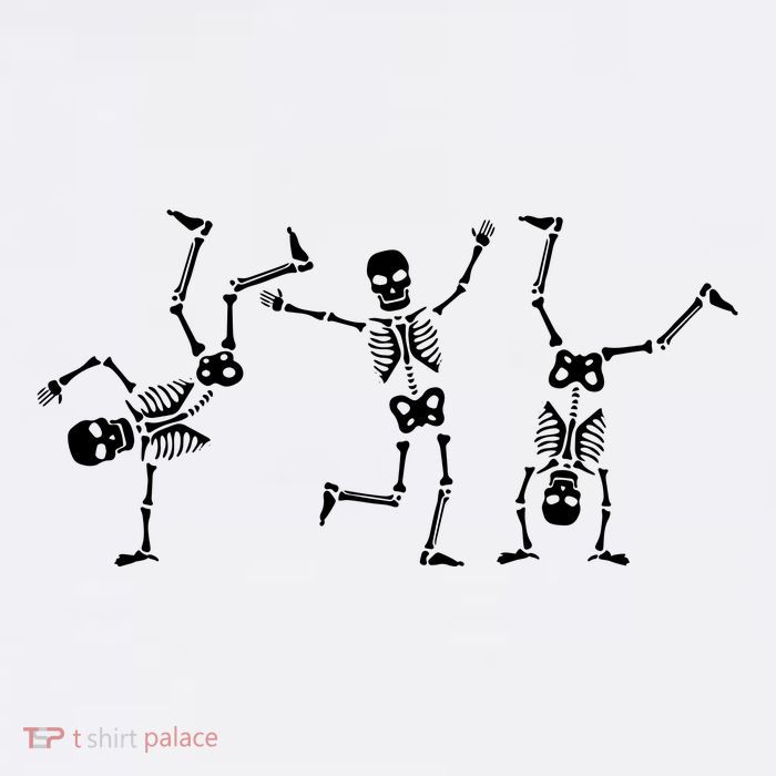 Dancing Skeletons Dance Challenge Halloween Scary Skeleton Vneck Sustainable Bucket Hat