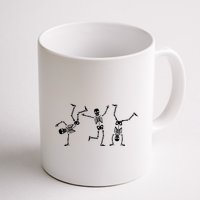Dancing Skeletons Dance Challenge Halloween Scary Skeleton Vneck Mug