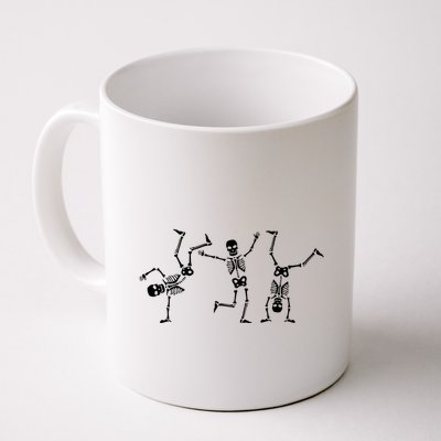 Dancing Skeletons Dance Challenge Halloween Scary Skeleton Vneck Mug