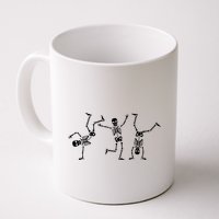 Dancing Skeletons Dance Challenge Halloween Scary Skeleton Vneck Mug