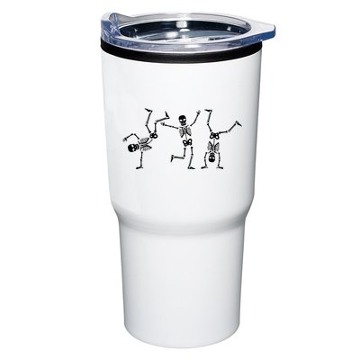 Dancing Skeletons Dance Challenge Halloween Scary Skeleton Vneck Tumbler