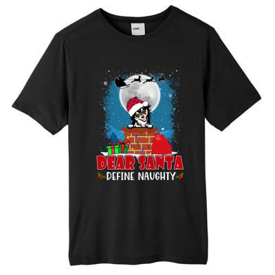 Dear Santa Define Naughty Chihuahua Dog Funny Christmas Funny Gift Tall Fusion ChromaSoft Performance T-Shirt