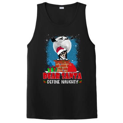 Dear Santa Define Naughty Chihuahua Dog Funny Christmas Funny Gift PosiCharge Competitor Tank