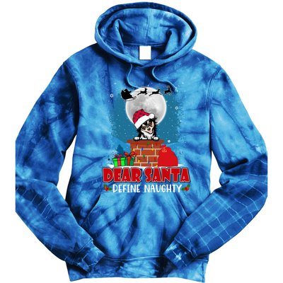 Dear Santa Define Naughty Chihuahua Dog Funny Christmas Funny Gift Tie Dye Hoodie