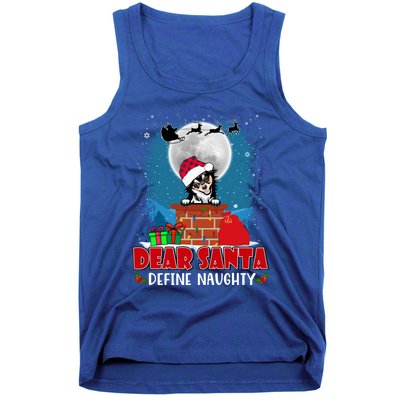 Dear Santa Define Naughty Chihuahua Dog Funny Christmas Funny Gift Tank Top