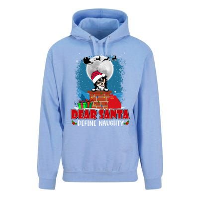 Dear Santa Define Naughty Chihuahua Dog Funny Christmas Funny Gift Unisex Surf Hoodie