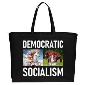 Democratic Socialism Cotton Canvas Jumbo Tote