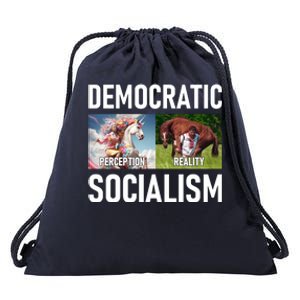 Democratic Socialism Drawstring Bag