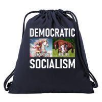 Democratic Socialism Drawstring Bag