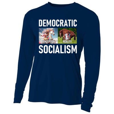 Democratic Socialism Cooling Performance Long Sleeve Crew