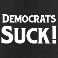 Democrats Suck Adult Drive Performance Visor