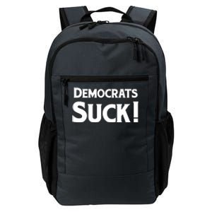 Democrats Suck Daily Commute Backpack