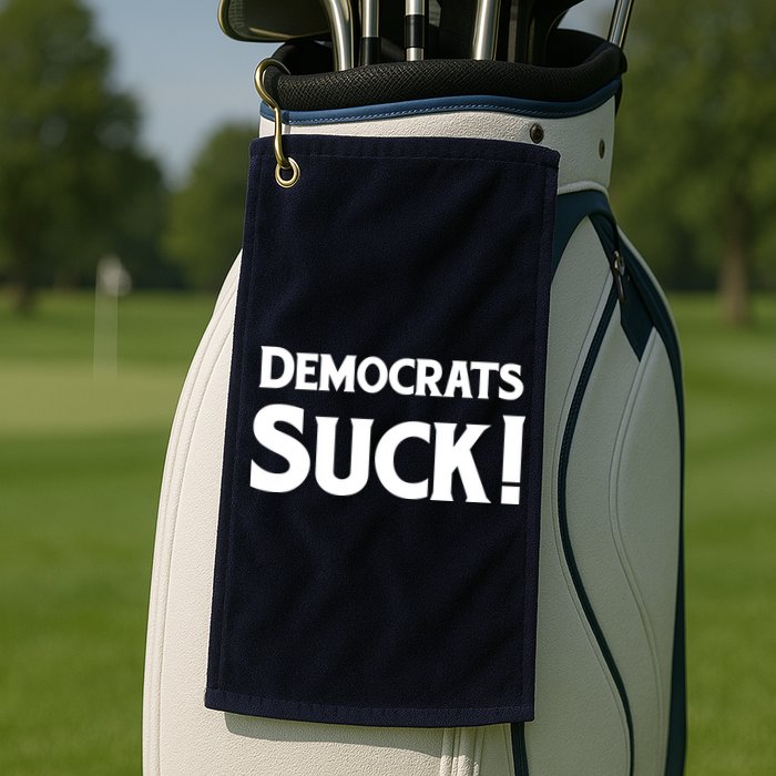 Democrats Suck Golf Towel