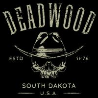 D.E.A.D.W.O.O.D. South Dakota Usa Distressed Design Souvenir Wool Snapback Cap