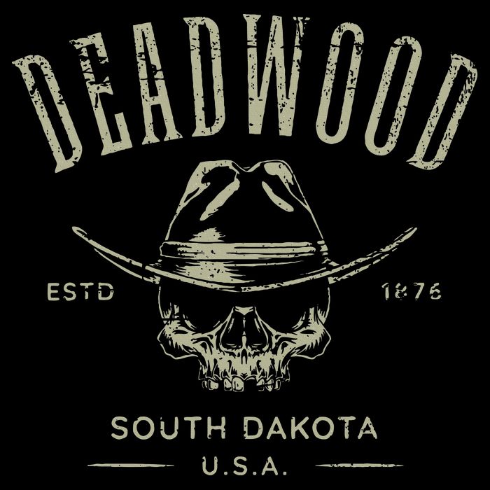 D.E.A.D.W.O.O.D. South Dakota Usa Distressed Design Souvenir Wool Snapback Cap
