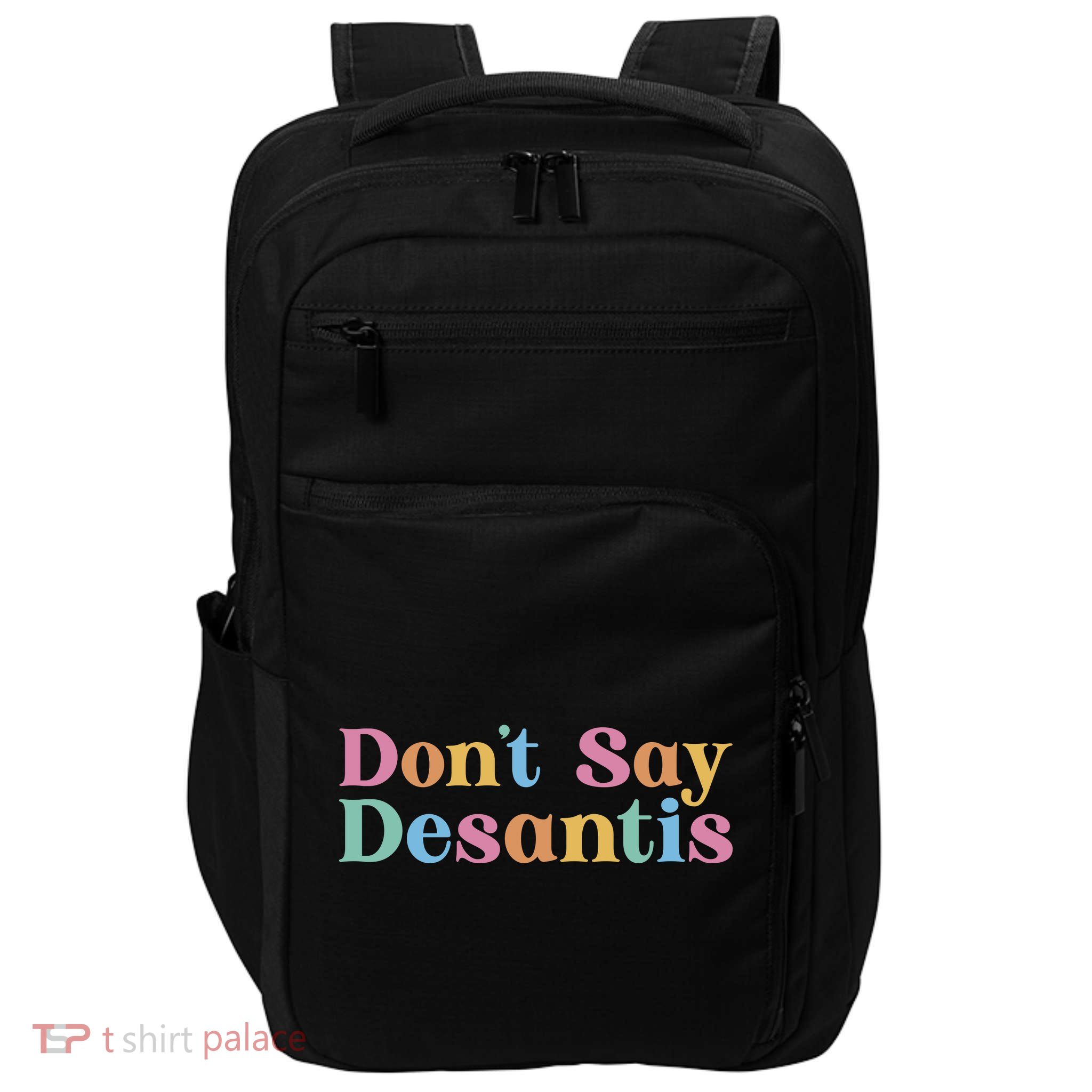 Dont Say Desantis Retro Impact Tech Backpack