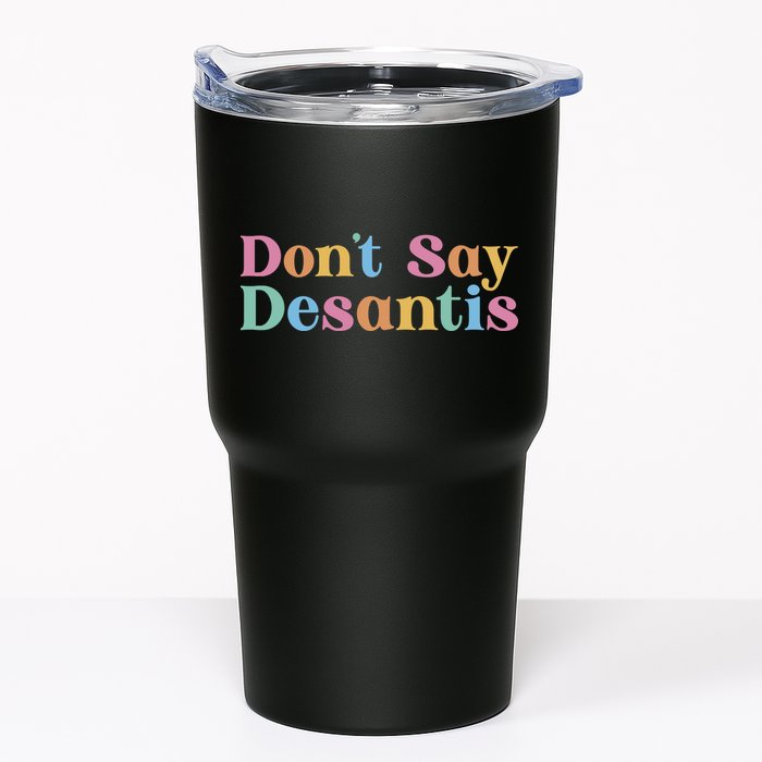 Dont Say Desantis Retro Tumbler