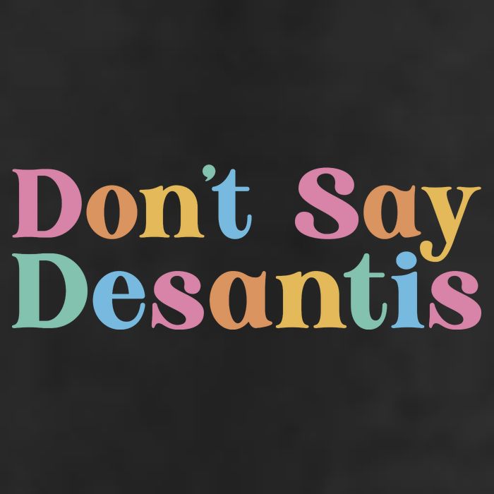 Dont Say Desantis Retro Tumbler