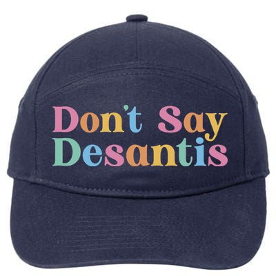 Dont Say Desantis Retro 7-Panel Snapback Hat