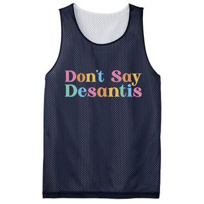 Dont Say Desantis Retro Mesh Reversible Basketball Jersey Tank
