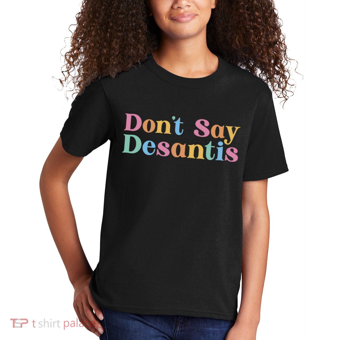 Dont Say Desantis Retro Kids T-Shirt