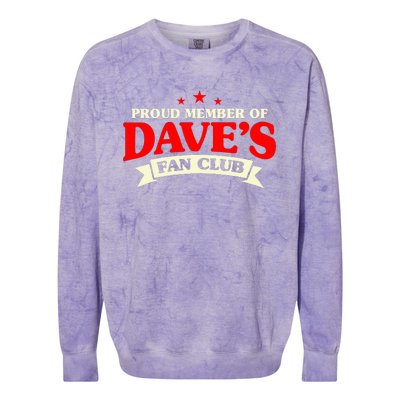 Dave Saying Colorblast Crewneck Sweatshirt