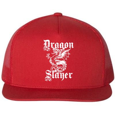 Dragon Slayer Flat Bill Trucker Hat