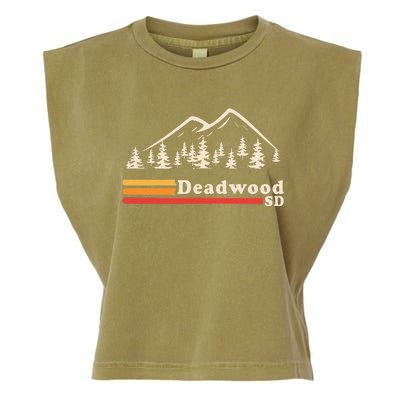 D.E.A.D.W.O.O.D South Dakota Mountains Garment-Dyed Women's Muscle Tee