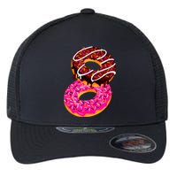 Donut Sweet Dessert Snack Funny Doughnut Food Lover Gifts Flexfit Unipanel Trucker Cap