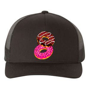 Donut Sweet Dessert Snack Funny Doughnut Food Lover Gifts Yupoong Adult 5-Panel Trucker Hat