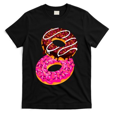 Donut Sweet Dessert Snack Funny Doughnut Food Lover Gifts T-Shirt