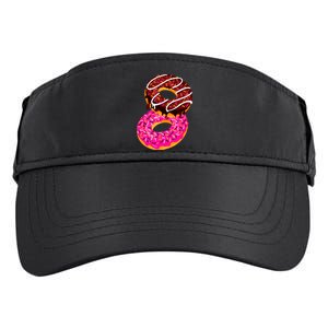 Donut Sweet Dessert Snack Funny Doughnut Food Lover Gifts Adult Drive Performance Visor