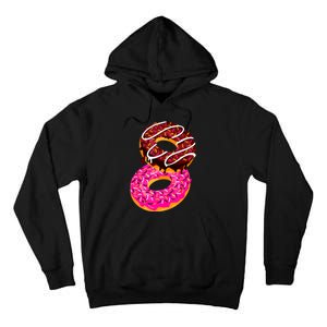 Donut Sweet Dessert Snack Funny Doughnut Food Lover Gifts Tall Hoodie