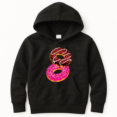 Donut Sweet Dessert Snack Funny Doughnut Food Lover Gifts Kids Hoodie