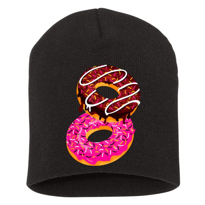 Donut Sweet Dessert Snack Funny Doughnut Food Lover Gifts Short Acrylic Beanie