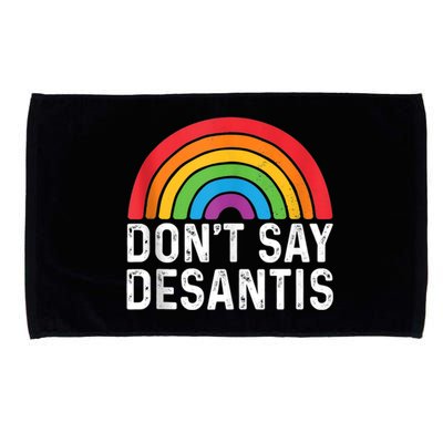 Don't Say DeSantis Rainbow Say Gay Graphic Microfiber Hand Towel