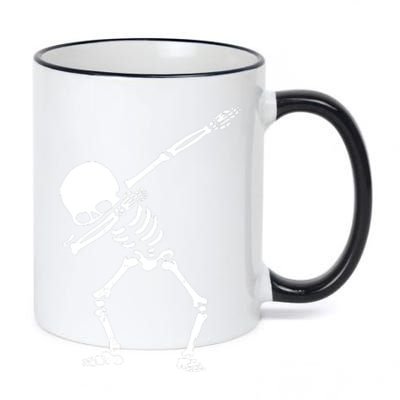 Dabbing Skeleton 11oz Black Color Changing Mug