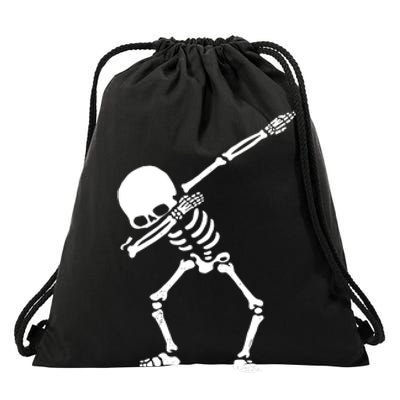 Dabbing Skeleton Drawstring Bag