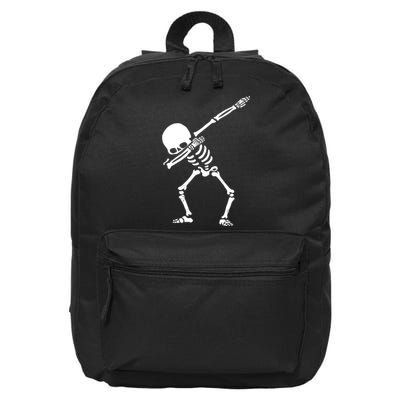 Dabbing Skeleton 16 in Basic Backpack